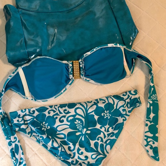 Xhilaration bandeau bikini size M - Picture 5 of 6
